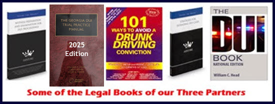 Atlanta DUI lawyers Larry Kohn, Cory Yager, and Bubba Head write legal books on DUI that keep track of all GA DUI law changes every year.