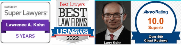 DUI lawyer near me Larry Kohn is a U.S. News Best Lawyer for 2022, a Super Lawyer 5 years in a row, and has a 10.0 Superb rating from lawyer review firm AVVO. Mr. Kohn also has over 500 Google reviews.
