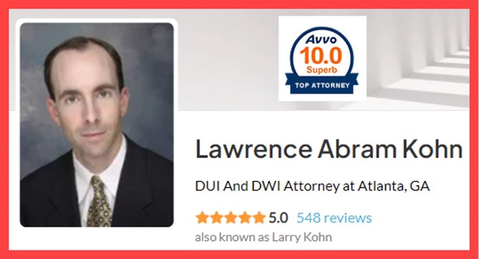 Partner Larry Kohn is one of the NATION’S most ''reviewed'' criminal law attorneys, with AVVO. He is also rated by Best Law Firms in America and Best lawyers in America.
