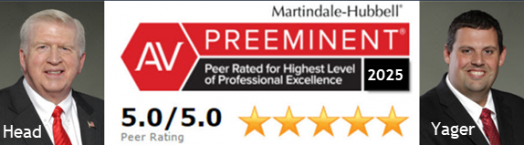 Atlanta DUI Lawyers Cory Yager and Bubba Head are both rated AV Preeminent top lawyers by Martindale-Hubbell.