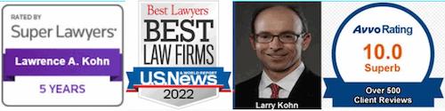 Larry Kohn, Georgia Super Lawyer and rated by Best Law Firms in America. Contact Mr. Kohn for your free lawyer consultation.