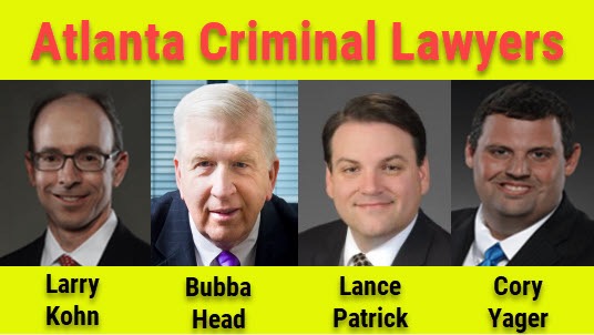 This image of our 4 Atlanta criminal lawyers includes former prosecutor Lance Patrick. Mr. Patrick's extensive experience with probation revocation and gun rights adds significant experience for our legal team in these areas.