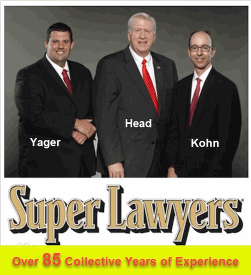 Cory Yager, Bubba Head, and Larry Kohn are top criminal defense lawyers in Atlanta , GA with over 85 years of combined courtroom experience.