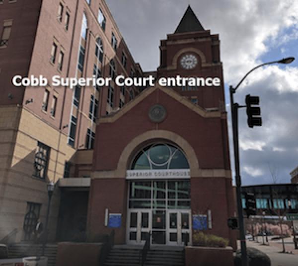 Cobb County Superior Court entrance, downtown Marieatt