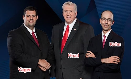 A group of men in suits.