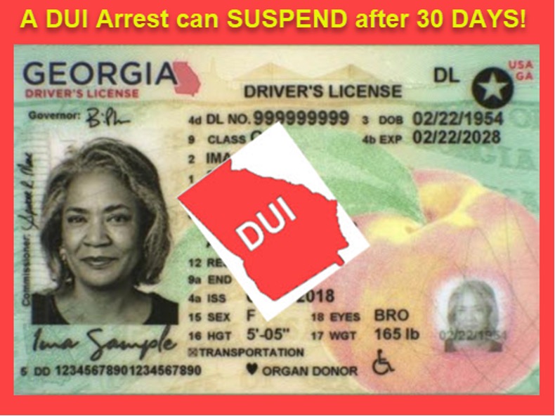 DUI arrests in Georgia can administratively suspend your GA license long before the first criminal court date. Call now to speak with our DUI attorney near me, for guidance on this issue.