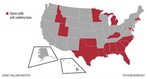 states with anti-sodomy laws in us