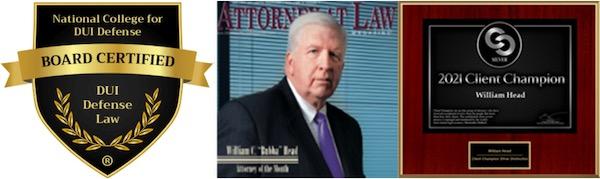 Veteran Sandy Springs DUI Lawyer Bubba Head has held Martindale-Hubbell's highest rated DUI attorney status for over two decades; He also has been ranked by Best Lawyers in America since 2009. He has earned the AVVO clients' choice awards; his top attorney ratings for over the last three decades exceeds all other Georgia DUI lawyers.