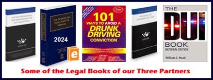 Criminal defense lawyers Larry Kohn and Cory Yager have co-authored several books on DUI law, including 101 Ways to Avoid a Drunk Driving Conviction, and The DUI Book - National Edition. These books can be found on the shelves at the best Johns Creek DUI lawyers' offices..
