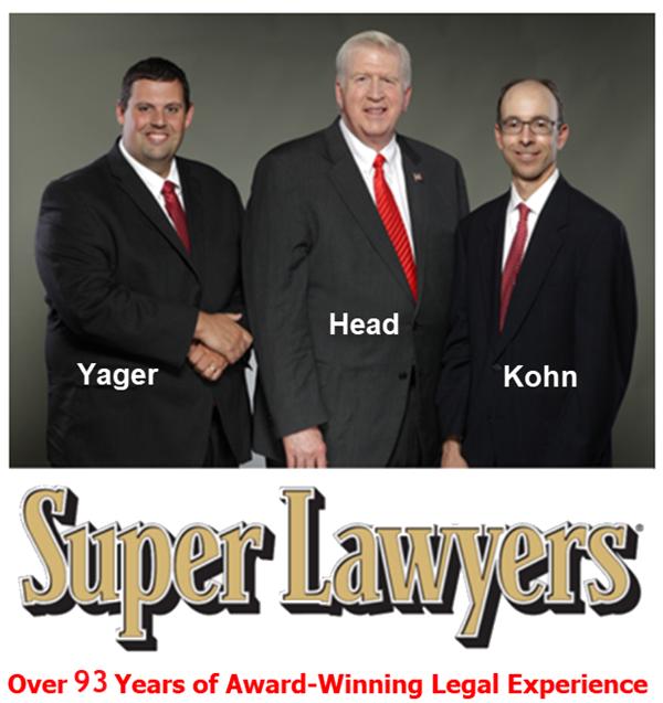 Atlanta DUI attorneys Cory Yager, Bubba Head, and Larry Kohn are all Super Lawyers with a combined 93 years of courtroom litigation experience.