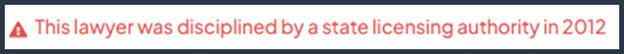 AVVO is a lawyer rating service that will have negative comments about an Atlanta attorney so you can see this person's past legal experience.