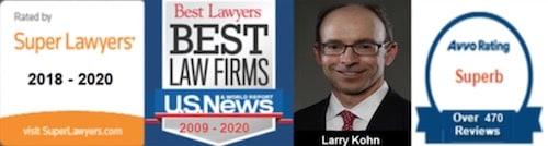 Georgia burglary attorney Larry Kohn has over 500 Google 5-star reviews. He has represented many clients accused of first degree burglary, usually just one of many charges pending from one incident.