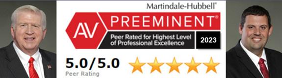 William Head and Cory Yager have both held Martindale's highest possible ratings for over a decade. Mr. Head has been Av rated for over three decades. Both are GA arson lawyers who can help you win your property damage case.